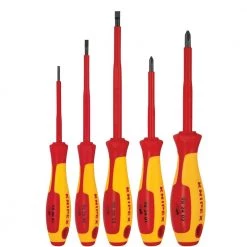 1000-Volt Screwdriver Set (5-Pieces) by KNIPEX