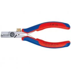 5-1/4 in. Electronic Wire Shear and Stripper with Comfort Grip by KNIPEX
