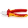 6-1/4 in. 1000-Volt Insulated Diagonal Cutter and Insulation Stripper by KNIPEX