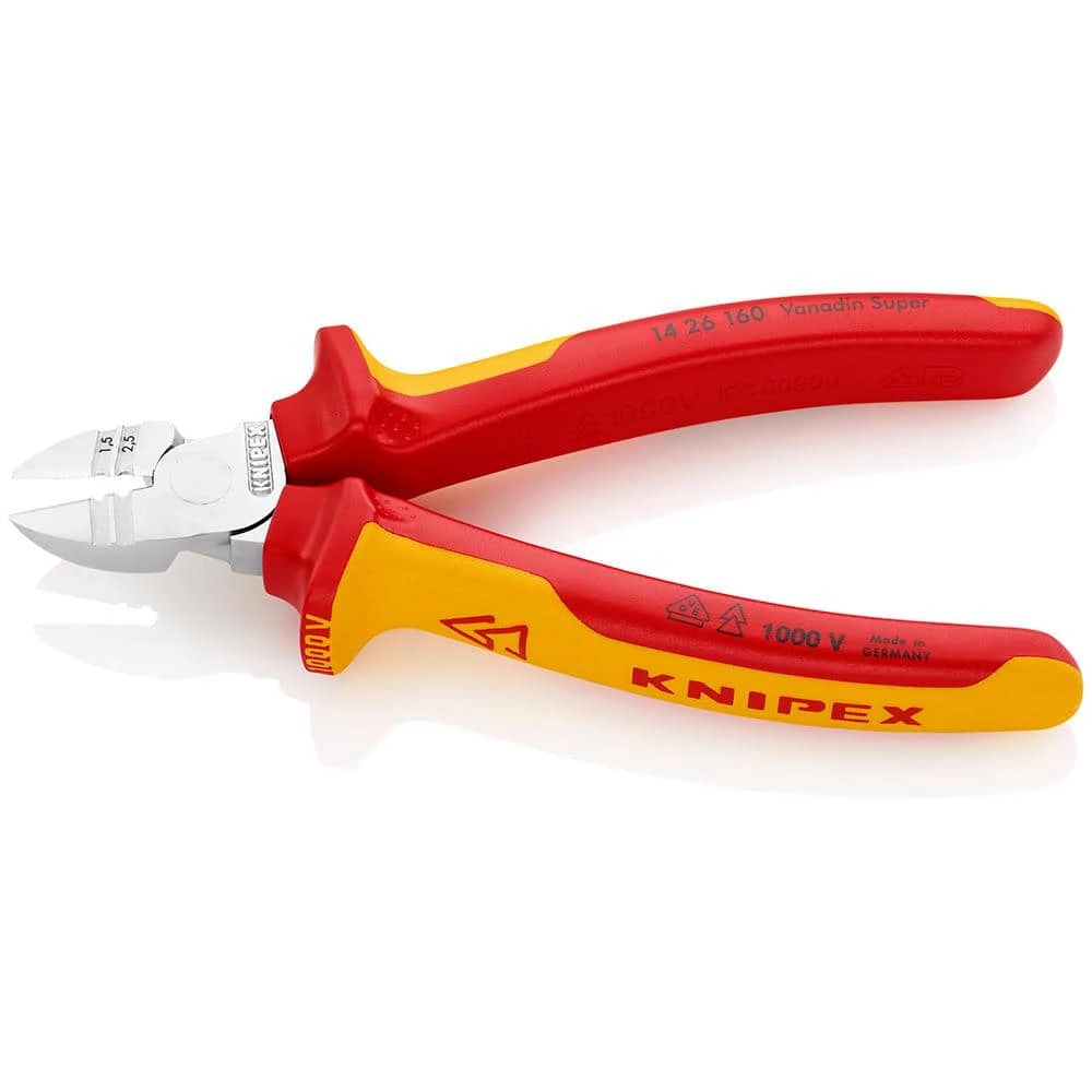 6-1/4 in. 1000-Volt Insulated Diagonal Cutter and Insulation Stripper by KNIPEX 2 6-1/4 in. 1000-Volt Insulated Diagonal Cutter and Insulation Stripper by KNIPEX - Image 2