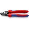 6-1/4 in. Heavy Duty Cable Shears with Dual-Component Comfort Grips and Tether Attachment by KNIPEX