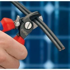 6-1/2 in. Cable Shears with Comfort Grip by KNIPEX -KNIPEX Sales Store knipex wire strippers 95 22 165 4f 1000