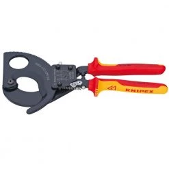 11 in. Ratcheting Cable Cutters by KNIPEX